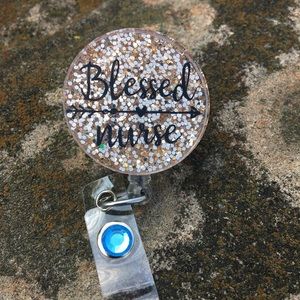 Glitter Badge Reel